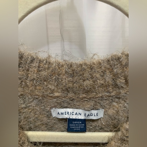 American Eagle Crewneck Cropped Bow Sweater - Picture 5 of 7